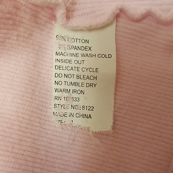 PIRATE KITTY Girl's Pink Tank Top - Picture 5 of 5